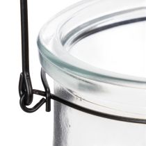 položky Sklenený lampáš pre romantickú atmosféru v záhrade alebo na terase, 18 cm