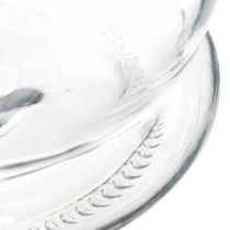 položky Sklenený lampáš pre romantickú atmosféru v záhrade alebo na terase, 18 cm