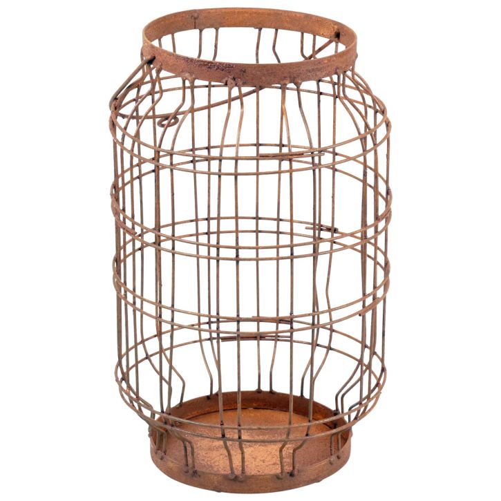 položky Záhradný lampáš kovová patinovaná rukoväť vintage Ø19,5cm