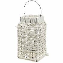 položky Lucerna na zavesenie, letná dekorácia, lampáš, makramé V35,5cm Š19cm