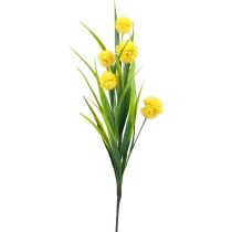 položky Umelé kvety guľa kvet allium okrasná cibuľa umelá žltá 45cm