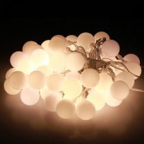 položky Rozprávkové svetielka guličky časovač 60 LED teplá biela vnútri vonku 9m