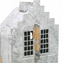 položky Kovový držiak na čajové sviečky, domček na čajové sviečky, výška 25,5 cm