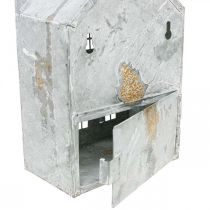 položky Svietnik na čajovú sviečku kovový domček na čajovú sviečku V25,5cm