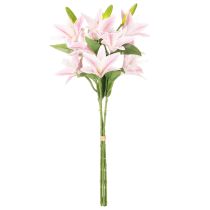 položky Umelý kvet ľalie, stonka, dekorácia, 68 cm, 3 kusy