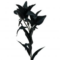 Umelý kvet ľalia čierna 84cm