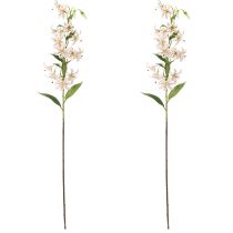 položky Umelá ľalia ako kvetinová stonka pre elegantnú a nenáročnú dekoráciu, 82 cm, 2 kusy