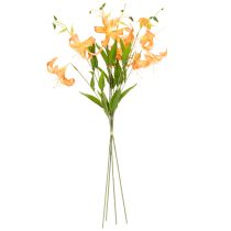 položky Umelé ľalie, dekorácia na svadby a iné udalosti, 77 cm, 4 kusy