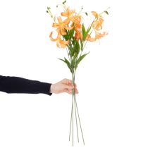 položky Umelé ľalie, dekorácia na svadby a iné udalosti, 77 cm, 4 kusy
