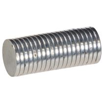 Článok Okrúhly magnetický disk na svietniky a kovové tácky, 1 cm, 20 kusov