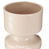 položky Kovová váza na kvety Cappuccino hnedá smaltovaná Ø9cm V17,5cm