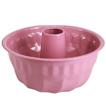 položky Kovová ozdobná misa forma na pečenie Gugelhupf ružová Ø23cm V12cm