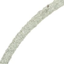 položky Dekoratívny kovový krúžok na drevenom stojane na dekoráciu stola, 43 cm