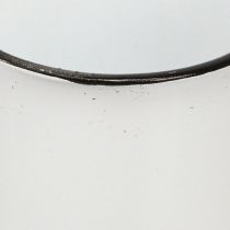 položky Kovový pohár Pohár na rastliny Kovový Biely Čierny Ø9cm 4ks