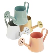 položky Mini kanva kovová dekorácia pružina 4 farby 5cm 8 ks