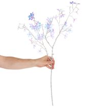 položky Umelý kvitnúci konár s dúhovými kvetmi, 80 cm