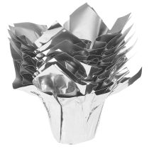 položky Mini kvetináč strieborné darčekové balenie Ø4,5cm V7cm 8 ks