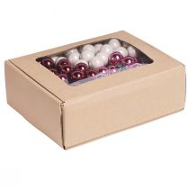 položky Mini vianočné gule na drôte Berry Mix Ø20mm 140 ks