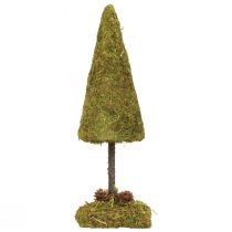 Mini vianočná dekorácia na stôl machový stromček V30,5cm