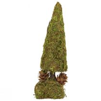 Mini vianočný stromček umelá stolová dekorácia machový stromček V18cm