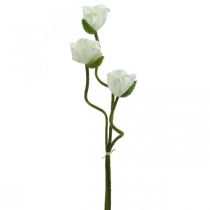položky Umelý kvet Umelý mak Kukurica Ruža biela L55/60/70cm Sada 3 ks