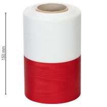 položky Moaré veniec, smútočná stuha bielo-červená, ozdobná stuha 150 mm, pamätná stuha smútočná ľalia, acetátový taft 25 m
