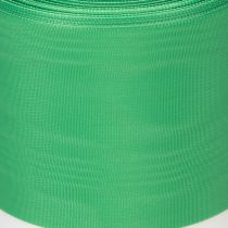 položky Moaré stuha na veniec zeleno-biela 150 mm, ozdobná stuha, mašľová stuha, taftová kvalita 25 m