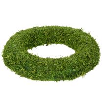 položky Dekoratívny machový veniec na sezónne aranžmány a individuálny dizajn, 15 cm, 6 kusov