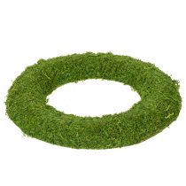 položky Veniec z machu ako všestranný základ pre kreatívne kvetinárske a dekoračné nápady, 20 cm, 4 kusy
