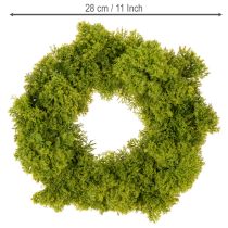 položky Veniec z umelého machu, dekoratívny na stôl alebo dvere, 28 cm