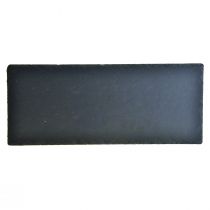 položky Prírodná bridlica tanier obdĺžnikový kamenný podnos čierny 35×15cm 3ks