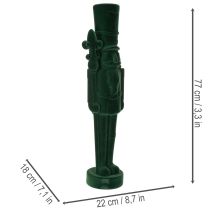 položky Figúrka Luskáčika, stojaca, vianočná dekorácia, semišová, 77 cm