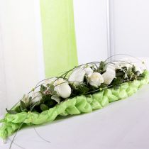 položky Kvetinová dekorácia na stôl z penovej tehly zelená 22cm x 7cm x 5cm 10ks