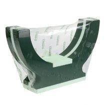položky Smútočné šperky z penovej urne s kvetinovým vzorom V29cm Ø47cm 1 ks