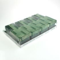 položky Kvetinové penové tehly s drevenou základňou 21cm x 9cm x 8cm 8 ks