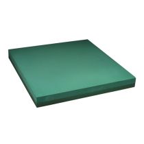 položky Kvetinový dizajn penového taniera list zásuvný materiál zelený 61x61cm 1 kus