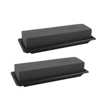 OASIS® Black Table Deco Medi Floral Foam 4 ks