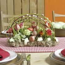 položky Kvetinová dekorácia na stôl z penovej tehly 29cm x 12cm x 8,5cm 4ks