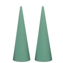 Kvetinový penový kužeľ mokrá kvetinová pena V40cm 2 ks