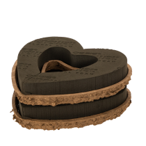 Článok Kvetinová pena v tvare srdca OASIS® Renewal® Floral Foam Biolit® 27 cm 2 ks