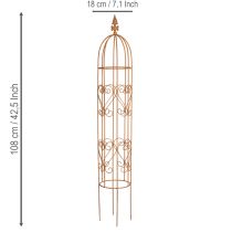 položky Záhradná mriežka, pomôcka na lezenie ruží a iných popínavých rastlín, ideálny záhradný dizajn, 108 cm, sada 2 kusov.