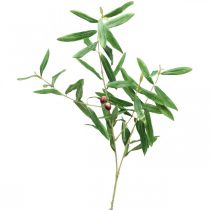 položky Umelá olivová ratolesť ozdobná vetvička s olivami 100cm