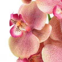položky Orchidea Phalaenopsis umelé 9 kvetov ružová vanilka 96cm