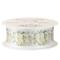 položky Organzová stuha svadobná dekoračná stuha „Láska“ biela 40mm 15m