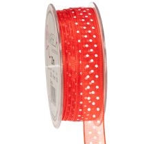 položky Stuha s bodkovaným vzorom na všestranné balenie darčekov podľa sezónnych požiadaviek, šírka 1,5 cm, dĺžka 20 m