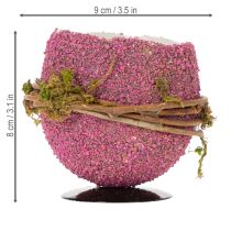 položky Dekoratívna miska na veľkonočné vajíčka na jarnú alebo veľkonočnú výzdobu stola, 9 cm, 4 kusy