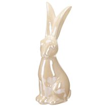 položky Veľkonočný zajačik keramický v béžovej farbe Keramický zajačik veľký V49,5 cm