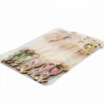 položky Veľkonočný zajačik drevo, kvetinové zátky Veľká noc, zajačiky 8,5cm 12ks