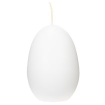 Článok Veľkonočné sviečky, vajíčkové, špeciálne sviečky na Veľkú noc, biele, 9 cm, 6 kusov