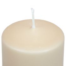 položky PURE Pillar Candle Beige Wenzel Candles Light Brown 90/70mm